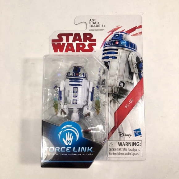 Star Wars Hasbro Force Link 3.75" Figures Luke, Leia And R2D2 Lot of 3! - Picture 4 of 5
